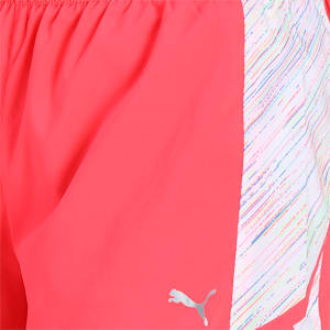 Run Graphic Woven 3" Women's Regular Fit Running Shorts, Sunblaze, extralarge-IND